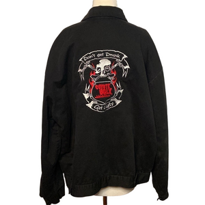 Coyote Ugly Saloon Unisex Jacket Don’t Get Drunk Get Ugly  Black XL?